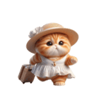 旅行服を着た子猫（NT） v.2（個別スタンプ：16）