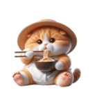 旅行服を着た子猫（NT） v.2（個別スタンプ：17）