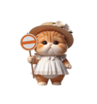 旅行服を着た子猫（NT） v.2（個別スタンプ：28）