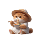 旅行服を着た子猫（NT） v.2（個別スタンプ：32）