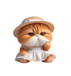 旅行服を着た子猫（NT） v.2（個別スタンプ：36）