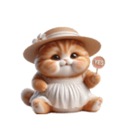 旅行服を着た子猫（NT） v.2（個別スタンプ：38）