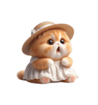 旅行服を着た子猫（NT） v.2（個別スタンプ：40）