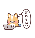 まるまるコーギー 心の声（個別スタンプ：10）