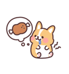 まるまるコーギー 心の声（個別スタンプ：11）