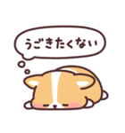 まるまるコーギー 心の声（個別スタンプ：12）