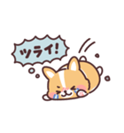 まるまるコーギー 心の声（個別スタンプ：22）