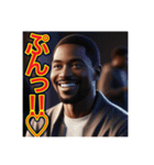 ※わがままを言いう‼︎♡ゲイの黒人男性♡（個別スタンプ：18）