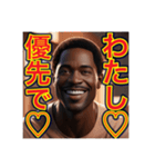 ※わがままを言いう‼︎♡ゲイの黒人男性♡（個別スタンプ：28）