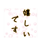 夏に使いやすいデカ文字（敬語）スタンプ（個別スタンプ：14）