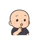 甚平を着た赤ちゃん（個別スタンプ：6）