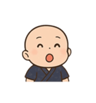甚平を着た赤ちゃん（個別スタンプ：10）