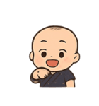 甚平を着た赤ちゃん（個別スタンプ：37）