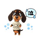 可愛いダックスフンド達（個別スタンプ：24）
