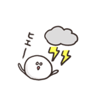 biepo 雨だよー！しろまーるのスタンプ（個別スタンプ：12）