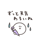 biepo 雨だよー！しろまーるのスタンプ（個別スタンプ：15）