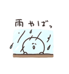 biepo 雨だよー！しろまーるのスタンプ（個別スタンプ：17）