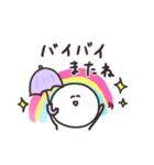 biepo 雨だよー！しろまーるのスタンプ（個別スタンプ：40）