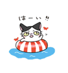 福を呼ぶ！！かぎしっぽねこ大ちゃんの夏（個別スタンプ：5）