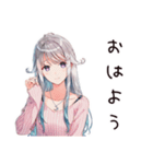 情緒不安女子の日常（個別スタンプ：2）