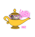 ムスリム猫と魔法のランプ（アラビア語）（個別スタンプ：9）