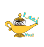 ムスリム猫と魔法のランプ（アラビア語）（個別スタンプ：10）