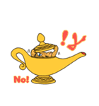 ムスリム猫と魔法のランプ（アラビア語）（個別スタンプ：11）