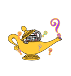 ムスリム猫と魔法のランプ（アラビア語）（個別スタンプ：12）
