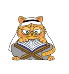 ムスリム猫と魔法のランプ（アラビア語）（個別スタンプ：32）