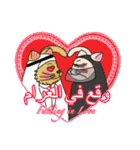 ムスリム猫と魔法のランプ（アラビア語）（個別スタンプ：35）