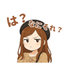ゆるっとかわいい女の子スタンプ♪（個別スタンプ：2）