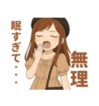 ゆるっとかわいい女の子スタンプ♪（個別スタンプ：5）