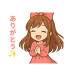 ゆるっとかわいい女の子スタンプ♪（個別スタンプ：6）