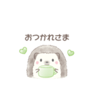 ハリネズミと推し活*緑（個別スタンプ：18）