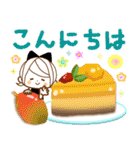 気くばり♡ゆるふわガール♥なが～く使える（個別スタンプ：10）