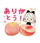気くばり♡ゆるふわガール♥なが～く使える（個別スタンプ：13）