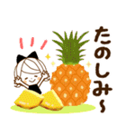 気くばり♡ゆるふわガール♥なが～く使える（個別スタンプ：22）