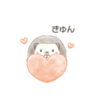 ハリネズミと推し活*オレンジ（個別スタンプ：2）