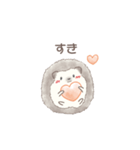 ハリネズミと推し活*オレンジ（個別スタンプ：16）