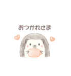 ハリネズミと推し活*オレンジ（個別スタンプ：18）