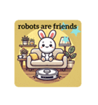 #robots are friends（個別スタンプ：1）