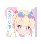 ラブリーサマーガールスタンプ（個別スタンプ：29）