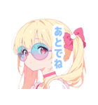 ラブリーサマーガールスタンプ（個別スタンプ：38）