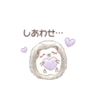ハリネズミと推し活*紫（個別スタンプ：26）