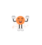 情熱的なオレンジ色の小さな男（個別スタンプ：8）