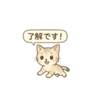 おしゃれ子猫のやさしいスタンプ（個別スタンプ：3）