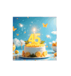 動く！お祝い誕生日ケーキ(25～48才用)（個別スタンプ：21）
