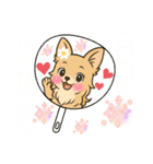 仲良しチワワんずのhappyスタンプ（個別スタンプ：10）