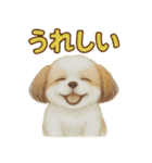 シーズーの使いやす言葉スタンプ（個別スタンプ：5）