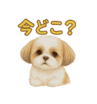 シーズーの使いやす言葉スタンプ（個別スタンプ：6）